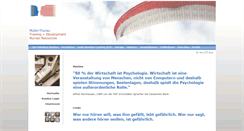 Desktop Screenshot of mueller-thurau.de