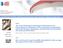 Tablet Screenshot of mueller-thurau.de